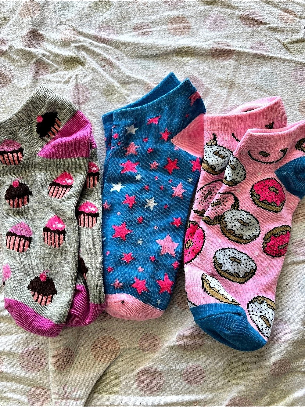 Patterned Socks 3-Pair Set